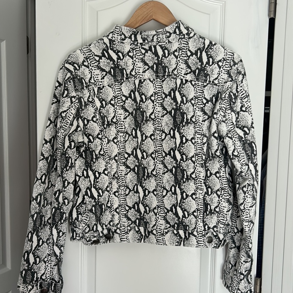 Frame Denim “gris multi” python jacket - Picture 9 of 9